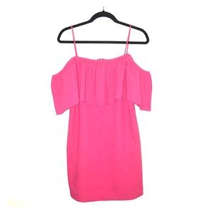 Trina Turk pink aloha cocktail dress